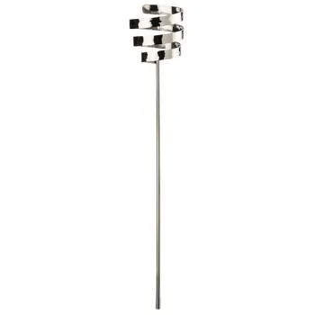 Elegant Holder Coil - 18/10 Stainless Steel - Hammered Finish - H35 cm