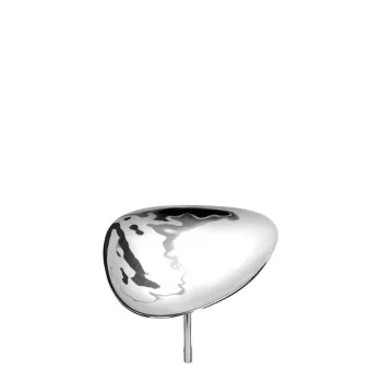 Elegant Hammered 18/10 Stainless Steel Miniature Plate - H8 cm