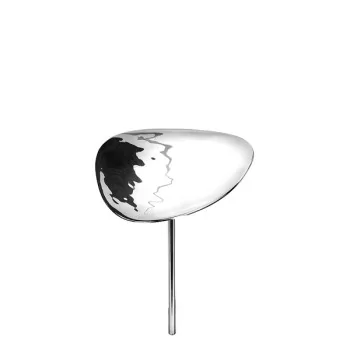 Elegant Hammered 18/10 Stainless Steel Miniature Plate - H13 cm