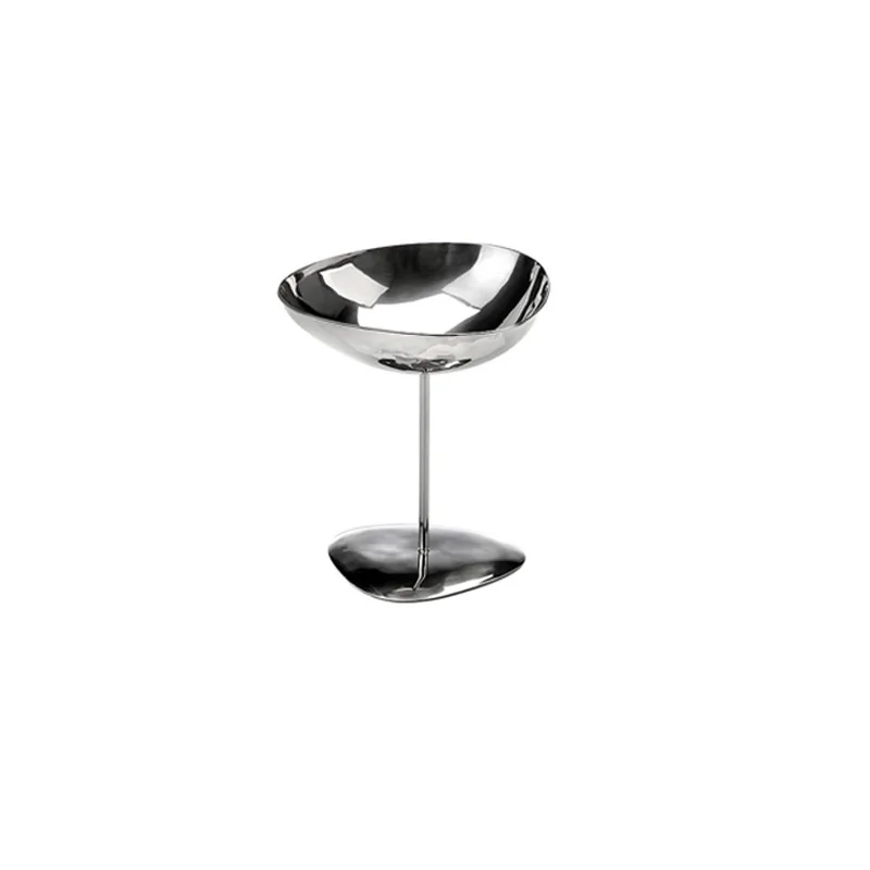 Elegant Holder Coil - 18/10 Stainless Steel - Hammered Finish - H20 cm Elegant Holder Coil - 18/10 Stainless Steel - Hammered Finish - H20 cm