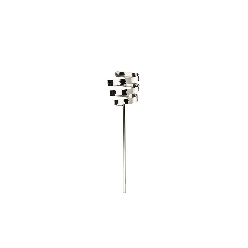 Elegant Holder Coil - 18/10 Stainless Steel - Hammered Finish - H25 cm Elegant Holder Coil - 18/10 Stainless Steel - Hammered Finish - H25 cm