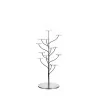 Elegant 18/10 Stainless Steel Flex-Tree Etagere - 13 Round Disc Display - Smooth Finish (Dia 24 cm H 53 cm)