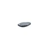 Elegant Bowl Oval - Dark Grey Glass - 26.5 x 19.5 cm - Set of 3