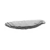 Elegant Bowl - Dark Grey Glass - 41 x 19.5 x 5.5 cm
