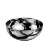 Elegant Stainless Steel Bowl Hammered Finish. Diam.: 24 cm - Ht: 9.5 cm - Capacity: 3.25L
