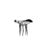 Elegant Medusa Bowl - 18/10 Stainless Steel - Hammered Finish - Dimensions: 15.5 x 15.5 x 14 cm