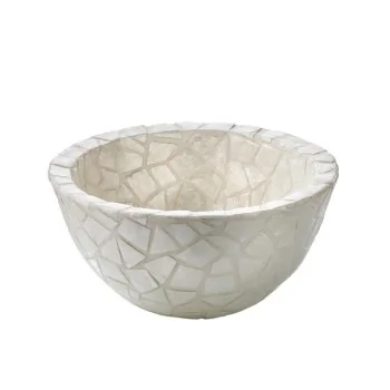 Elegant Capiz Bowl - Shell - Ivory - Diam. 36 cm Ht 17.5 cm