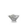 Elegant Bowl/Basket Reef Round - Pewter Alloy - Diam. 22 cm Ht 9.5 cm