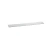 Elegant Tempered Glass Buffet Platter - White - 66 cm x 10 cm x 0.4 cm