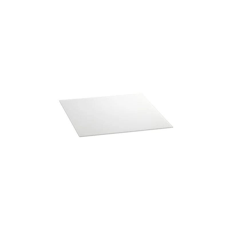 Elegant Tempered Glass Buffet Platter - White - 50 cm x 50 cm x 0.4 cm