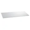 Elegant Tempered Glass Buffet Platter - White - 80 cm x 40 cm x 0.4 cm