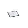 Elegant Ombra Buffet Platter - Glass - Clear - Black Decor - 34 x 34 x 0.6 cm