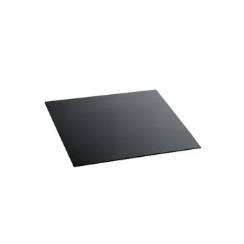 Elegant Tempered Glass Buffet Platter - Black - 50 cm x 50 cm x 0.4 cm