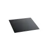 Elegant Tempered Glass Buffet Platter - Black - 50 cm x 50 cm x 0.4 cm