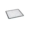 Elegant Ombra Buffet Platter - Glass - Clear - Black Decor - 50x50x0.6 cm