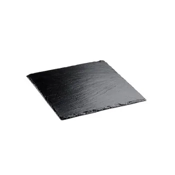 Elegant Slate Unsealed Charger Plate - 30 x 30 x 0.5 cm