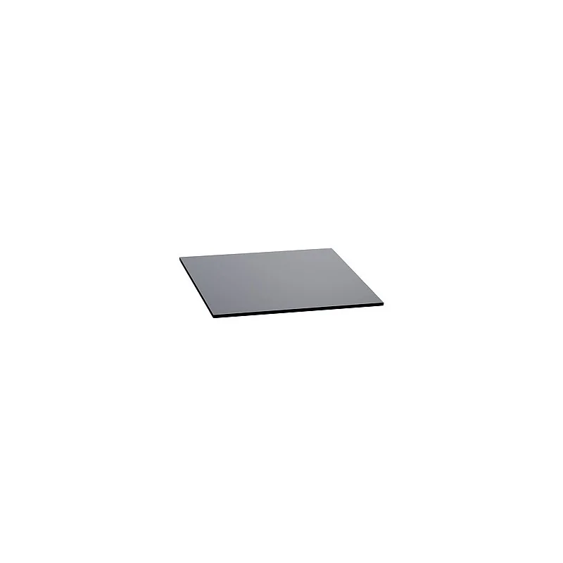 Elegant Buffet Platter - Dark Grey Laminated Plastic - 42 x 42 x 0.8 cm