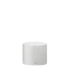Elegant Tube Lighting - Acrylic - Satined White Finish - Diam. 15 cm Ht 12 cm - Set of 3