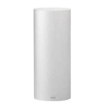 Elegant Tube Light - Satinated White Acrylic - Diam. 15 cm - Ht 36 cm - Set of Three