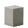 Elegant Buffet display KONKRET! - fibreglass/resin, light grey - 12x12cm h16cm - 2pcs