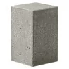 Elegant Buffet display KONKRET! - fibreglass/resin, light grey - 12x12cm h20cm - 2pcs