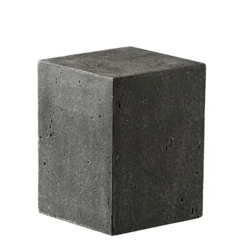 Elegant Buffet display KONKRET! - fibreglass/resin, dark grey - 12x12cm h16cm - 2pcs