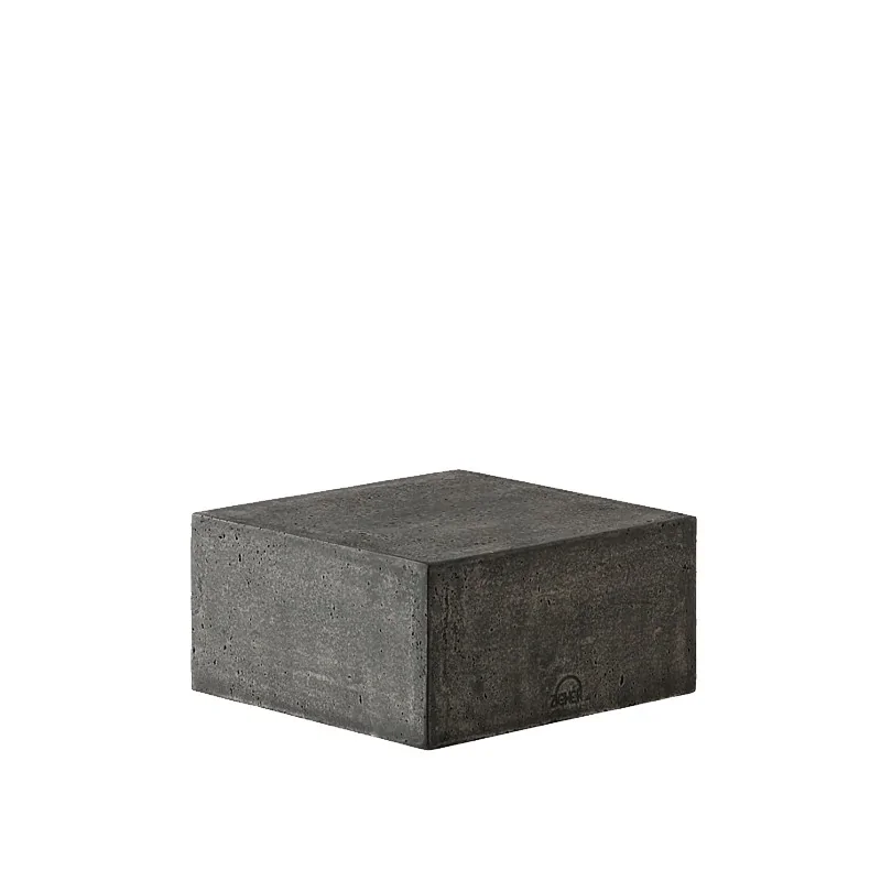 Elegant Buffet display KONKRET! - fibreglass/resin, dark grey - 24x24cm h12cm