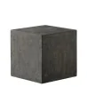 Elegant Buffet display KONKRET! - fibreglass/resin, dark grey - 24x24cm h24cm