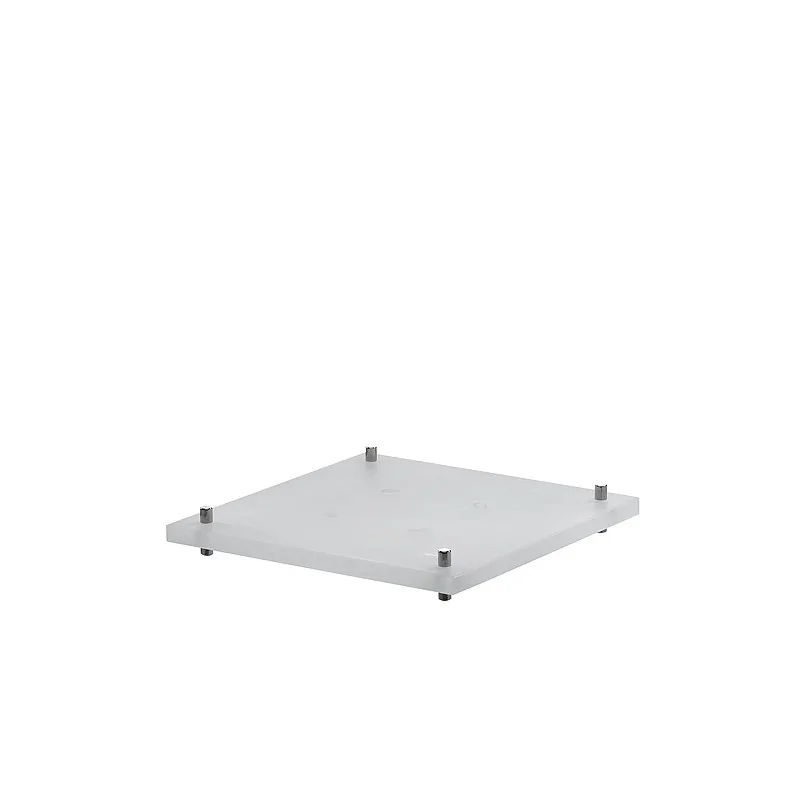 Elegant Connector Squareline - Translucent Acrylic - 27 x 27 x 3.5 cm