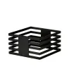 Elegant Squareline Buffet Stand - 18/10 Stainless Steel - Black - 24” x 24” x 13.5 cm