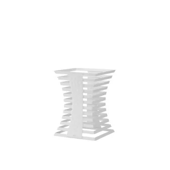 Elegant Skyline Buffet Stand - Stainless Steel - White - 25 x 25 x 34.5 cm