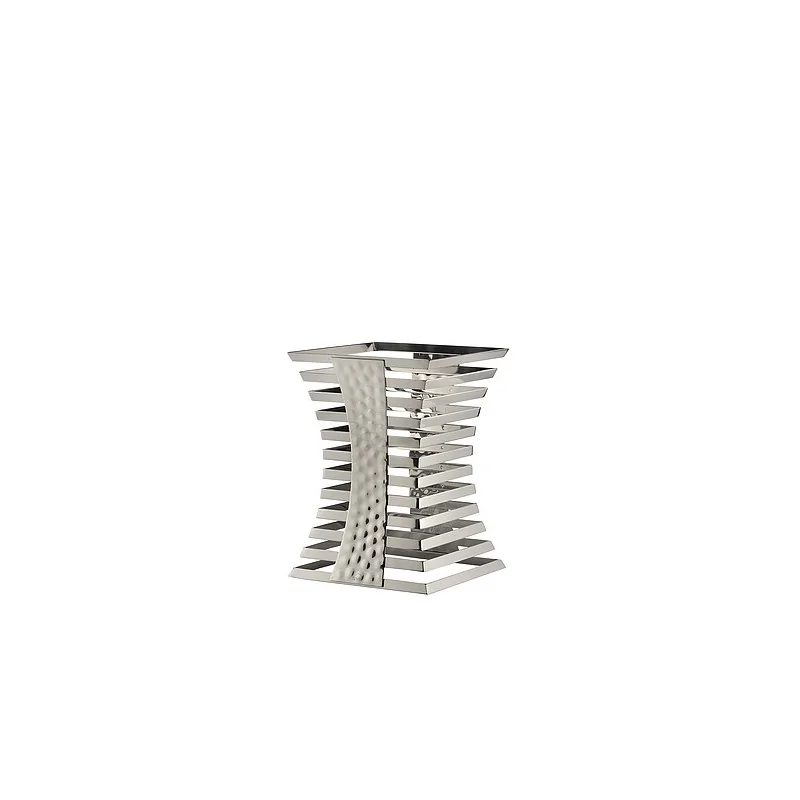 Elegant Skyline Buffet Stand - 18/10 Stainless Steel - Mirror Polished - 25 x 25 x 34.5 cm