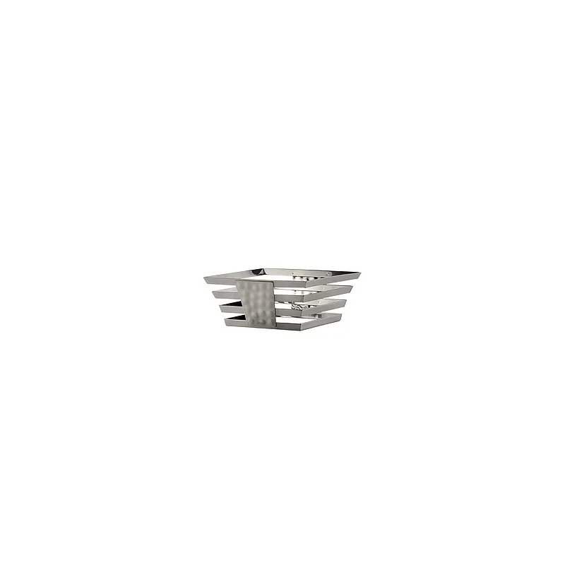 Elegant Skyline Buffet Stand - 18/10 Stainless Steel - Mirror Polished Finish - Dimensions: 25 x 25 x 10.5 cm