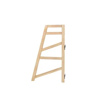 Elegant Ash Solid Wood Pantry - Side Part - 80 cm Wide x 49.5 cm Deep x 2.2 cm Thick