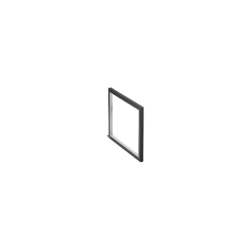 Elegant LED Frame Glow - Steel - Matt Black - 32 x 24 cm