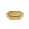 Elegant Buffet Display - Aluminium Frame - Golden Finish - 50 cm (Width) x 43.5 cm (Depth) x 10 cm (Ht)