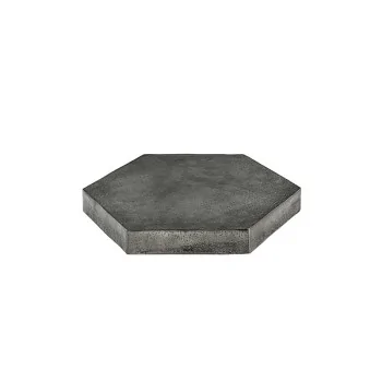 Elegant Buffet Display - Aluminum Frame - Graphite Finish - 50 x 43.5 x 5 cm