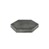 Elegant Buffet Display - Aluminum Frame - Graphite Finish - 50 x 43.5 x 5 cm