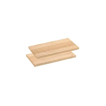 Elegant Buffet Platter Scala - Golden-Toned Aluminium - 48.5 x 20.4 x 0.6 cm