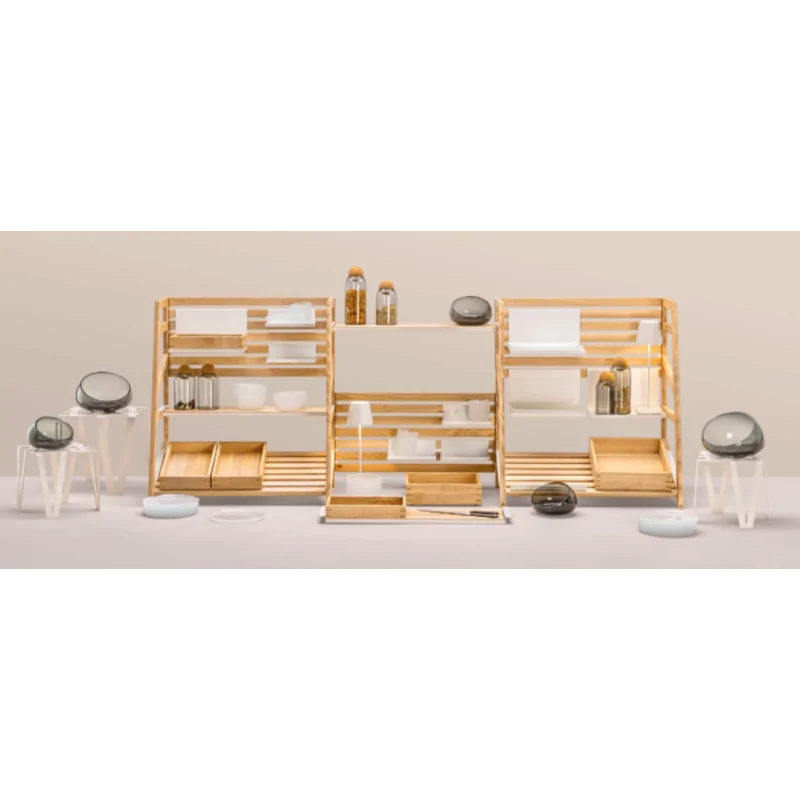 Elegant Ash Wood Box - The Pantry L - 29.8 x 29.8 x 8.7 cm