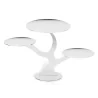 Polished Stand 3 Rounded Plates - 63 x 20 cm H: 33 cm