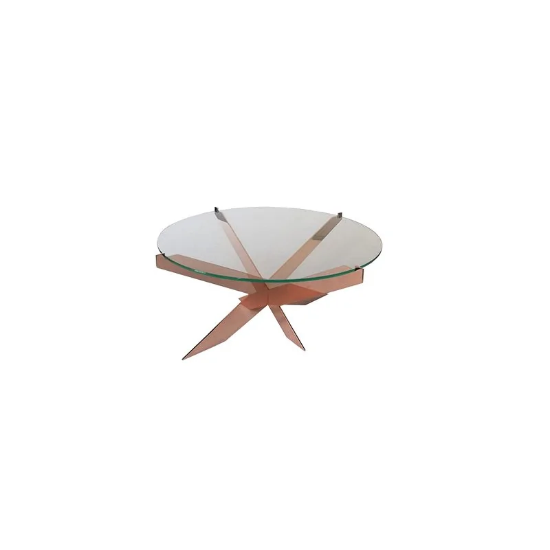 Rose Gold Cake Stand - Dia: 40 cm H: 9 cm Rose Gold Cake Stand - Dia: 40 cm H: 9 cm