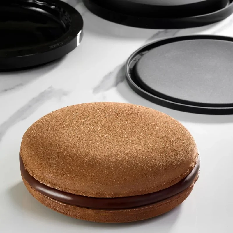 Pavoni Italia Professional Entremet Silicone Mold - Macaron Cake Kit - Ø mm x 185 mm × h 45 mm - 1000 ml