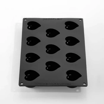 Pavoflex Professional Single Portion Silicone Mold - Passion40time by Antonio Bachour - 52 × 48 x h 30 mm - 11 cavity - 40 ml