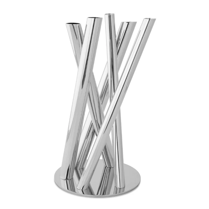 Polished Flower Vase - 23 x 17.5 cm H: 34 cm
