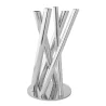 Polished Flower Vase - 23 x 17.5 cm H: 34 cm