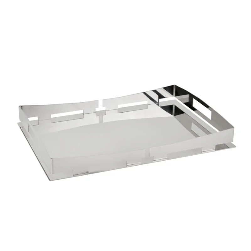 Polished Rectangular Tray - 39 x 28 cm H: 5 cm Polished Rectangular Tray - 39 x 28 cm H: 5 cm