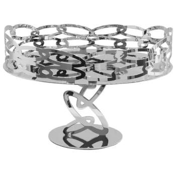 Polished Stand - Dia: 35 cm H: 24 cm