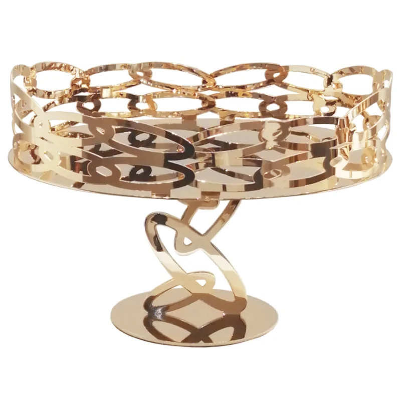 Gold Stand - Dia: 35 cm H: 24 cm
