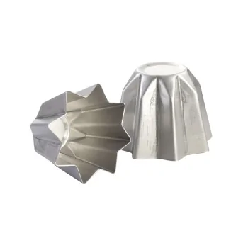Aluminum Traditional Pandoro Mold - 750gr - ø 205 mm x h 155 mm